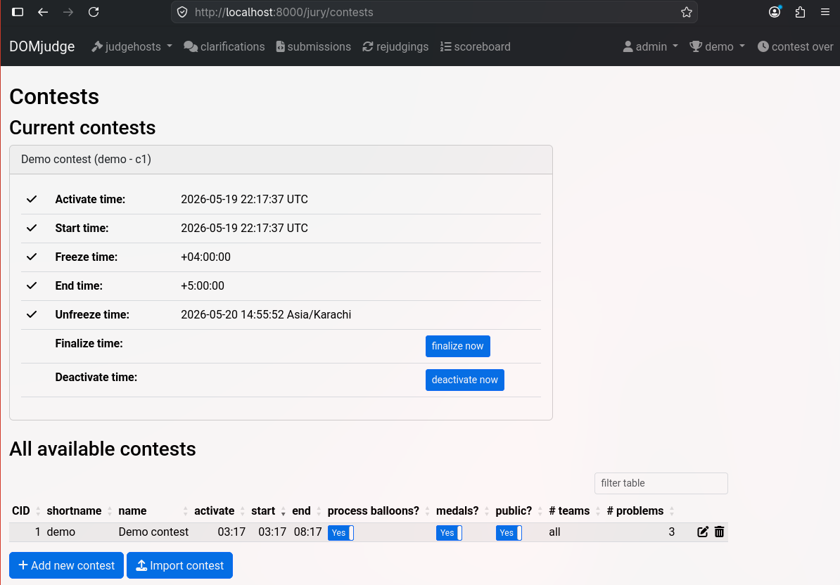 Contest-Time